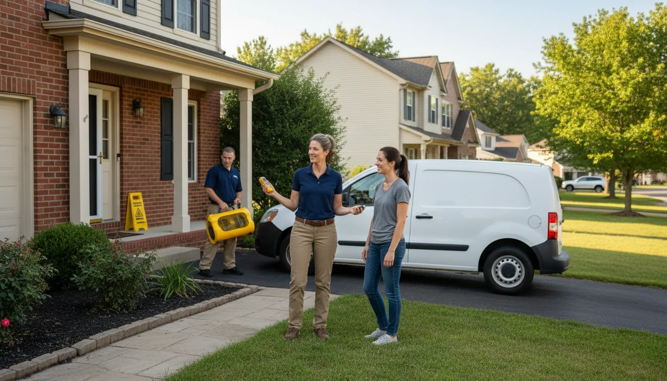 Water restoration image for Water Damage & Restoration Services in Monroe, AR